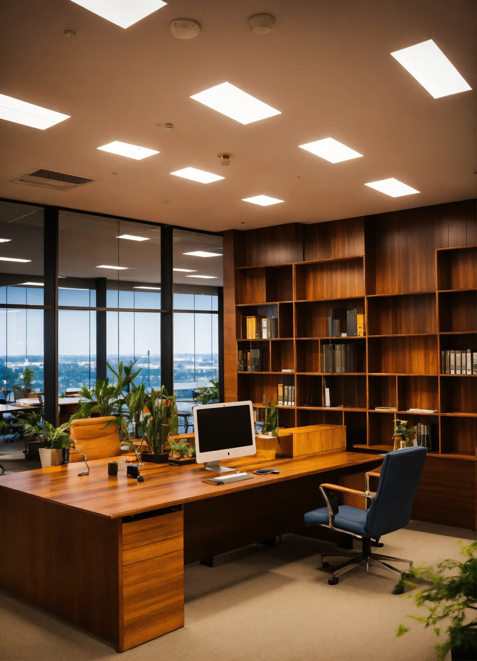 Space-saving ergonomic chair for small offices